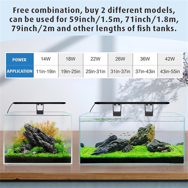 hygger Clip On Full Spectrum Aquarium LED Light with Adjustable Timerw for  Planted Tank - Hygger Wholesale