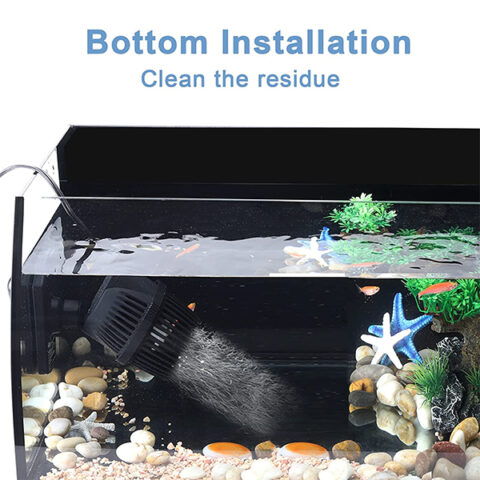 hygger 360 Degree Rotating Aquarium Wavemaker with Strong Magnetic ...